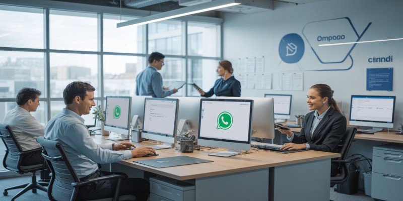 Escritório inteligente: como a CINNDI integra WhatsApp e revoluciona